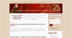 Desktop Screenshot of campdraft.com.au