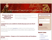 Tablet Screenshot of campdraft.com.au